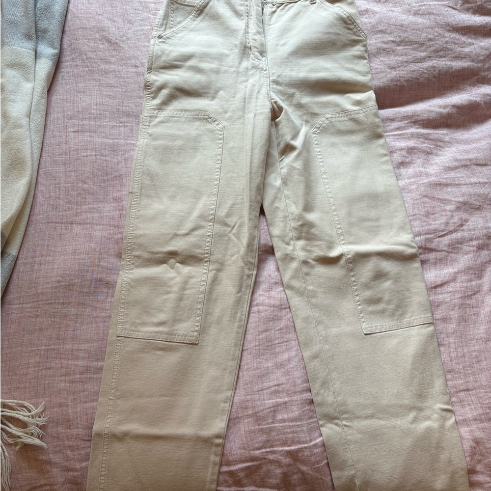 Wilfred Cream Painter Pants